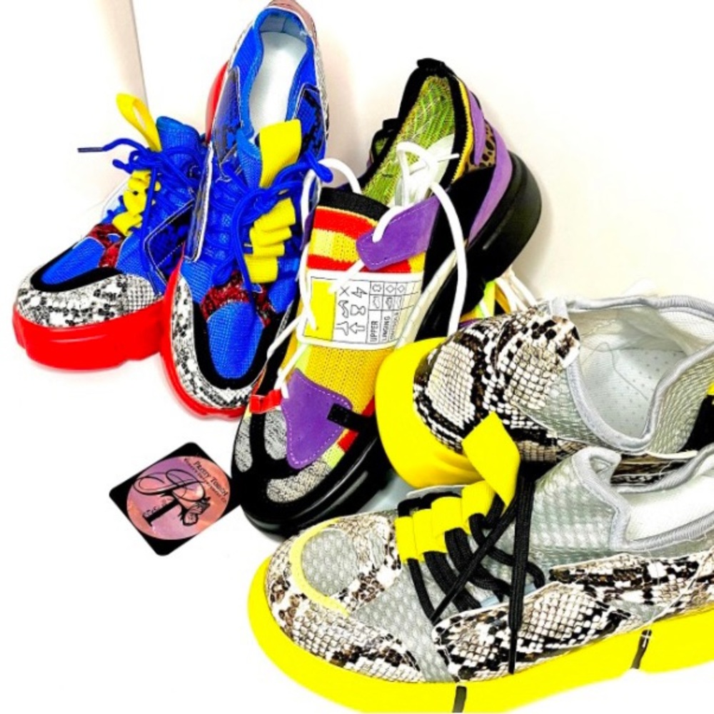 YELLOW: Platform Unique Shoes